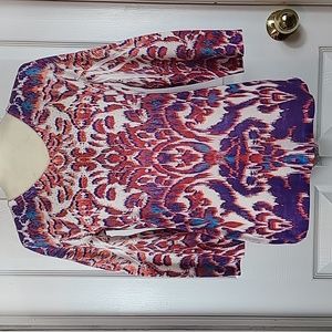 Chico's Beaded Boho Blouse
